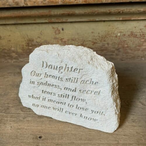 Daughter Memorial Stone